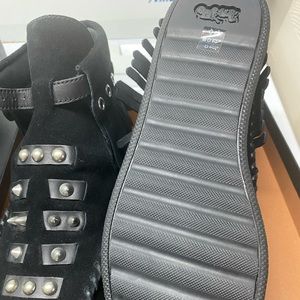 COPY - Coach Roccasin cut out suede high top shoes